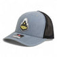 Purdue Boilermaker Special 3D Snapback Trucker Hat- Heather Grey/ Black