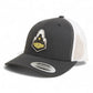 Purdue Boilermaker Special 3D YP Snapback Trucker Hat- Charcoal/ White