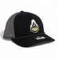 Purdue Boilermaker Special 3D Snapback Trucker Rope Hat- Black/ Charcoal