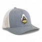 Purdue Boilermaker Special 3D YP Snapback Trucker Hat- Heather Grey/ White