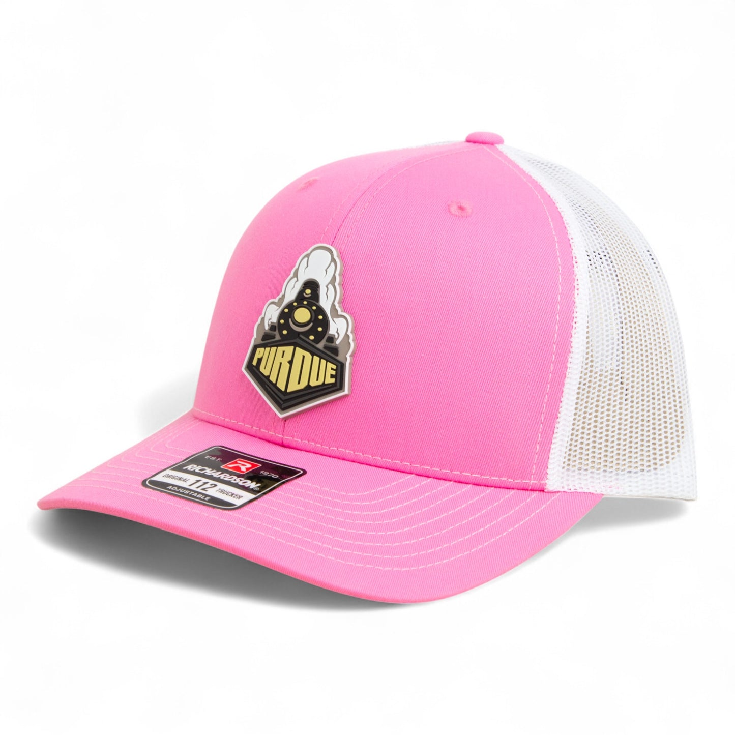 Purdue Boilermaker Special 3D Snapback Trucker Hat- Pink/ White