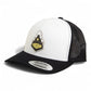 Purdue Boilermaker Special 3D YP Snapback Trucker Hat- White/ Black