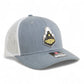 Purdue Boilermaker Special 3D Snapback Trucker Hat- Heather Grey/ White