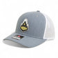 Purdue Boilermaker Special 3D Snapback Trucker Hat- Heather Grey/ White