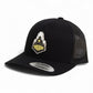 Purdue Boilermaker Special 3D YP Snapback Trucker Hat- Black