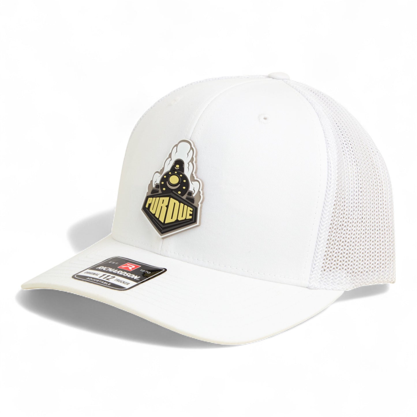 Purdue Boilermaker Special 3D Snapback Trucker Hat- White