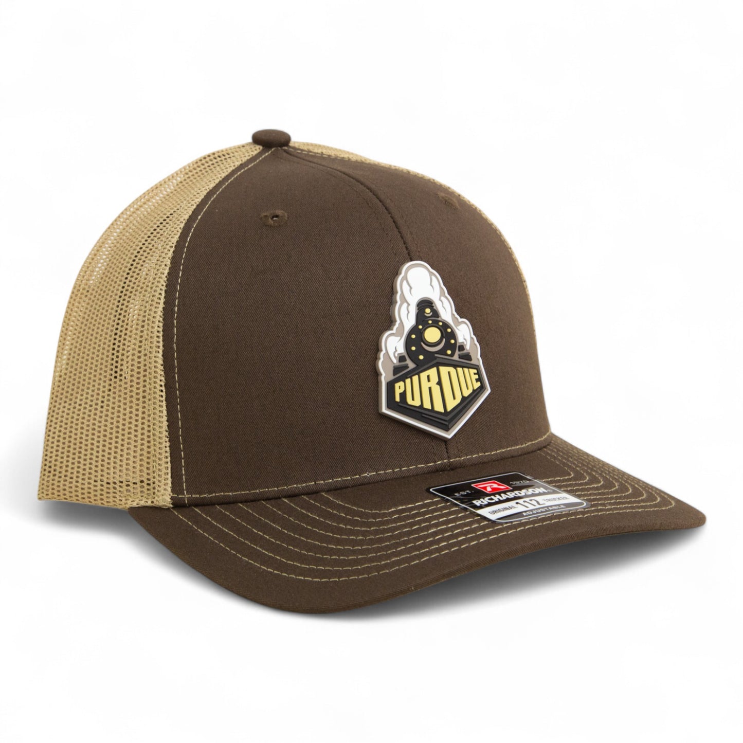 Purdue Boilermaker Special 3D Snapback Trucker Hat- Brown/ Tan