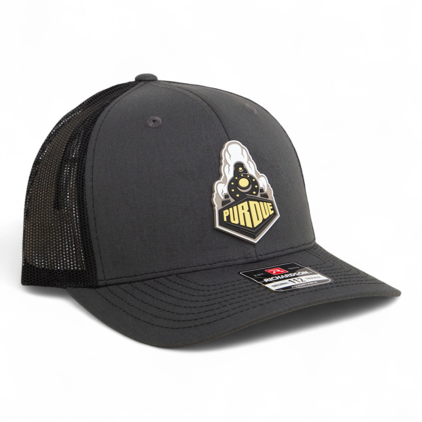 Purdue Boilermaker Special 3D Snapback Trucker Hat- Charcoal/ Black