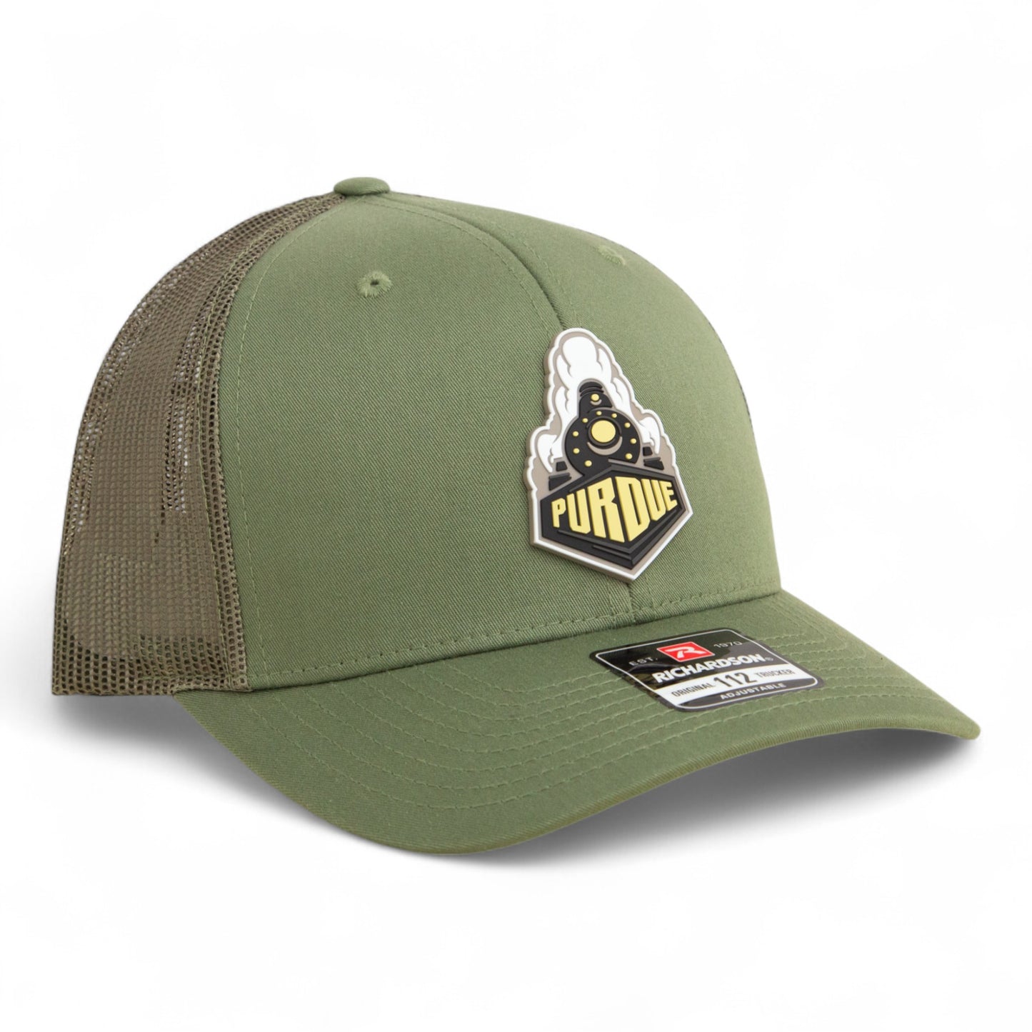 Purdue Boilermaker Special 3D Snapback Trucker Hat- Loden