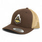 Purdue Boilermaker Special 3D YP Snapback Trucker Hat- Brown/ Tan