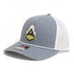 Purdue Boilermaker Special 3D Snapback Trucker Rope Hat- Heather Grey/ White
