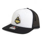 Purdue Boilermaker Special 3D Snapback Trucker Hat- White/ Black