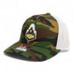 Purdue Boilermaker Special 3D Snapback Trucker Hat- Army Camo/ White
