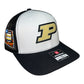 Purdue Boilermakers 2024 Final Four 3D Snapback Trucker Hat- White/ Black