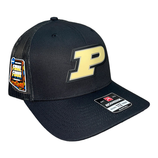 Purdue Boilermakers 2024 Final Four 3D Snapback Trucker Hat- Black