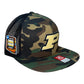 Purdue Boilermakers 2024 Final Four 3D Wool Blend Flat Bill Hat- Army Camo/ Black