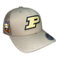 Purdue Boilermakers 2024 Final Four 3D YP Snapback Trucker Hat- Tan