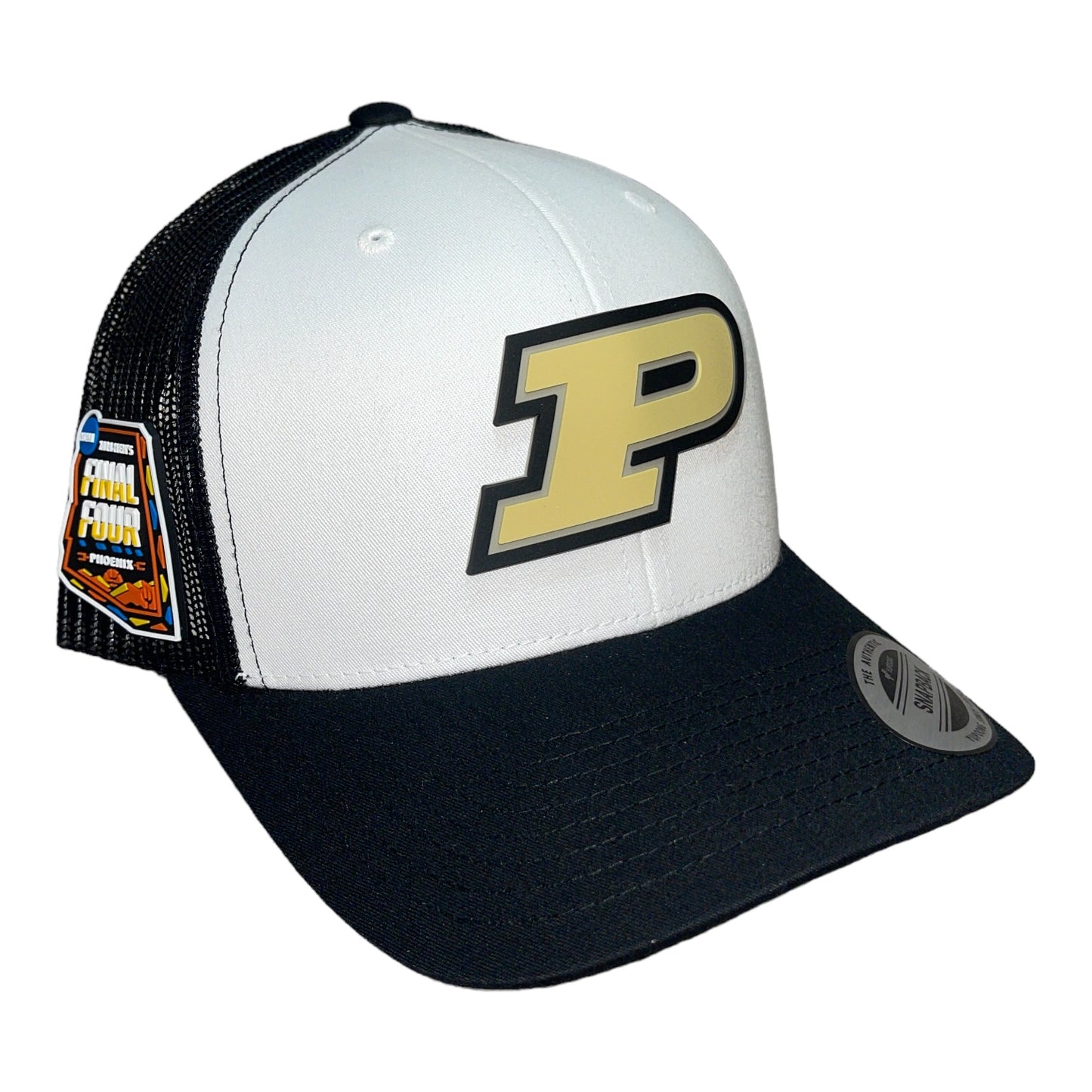 Purdue Boilermakers 2024 Final Four 3D YP Snapback Trucker Hat- White/ Black