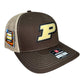 Purdue Boilermakers 2024 Final Four 3D Snapback Trucker Hat- Brown/ Tan