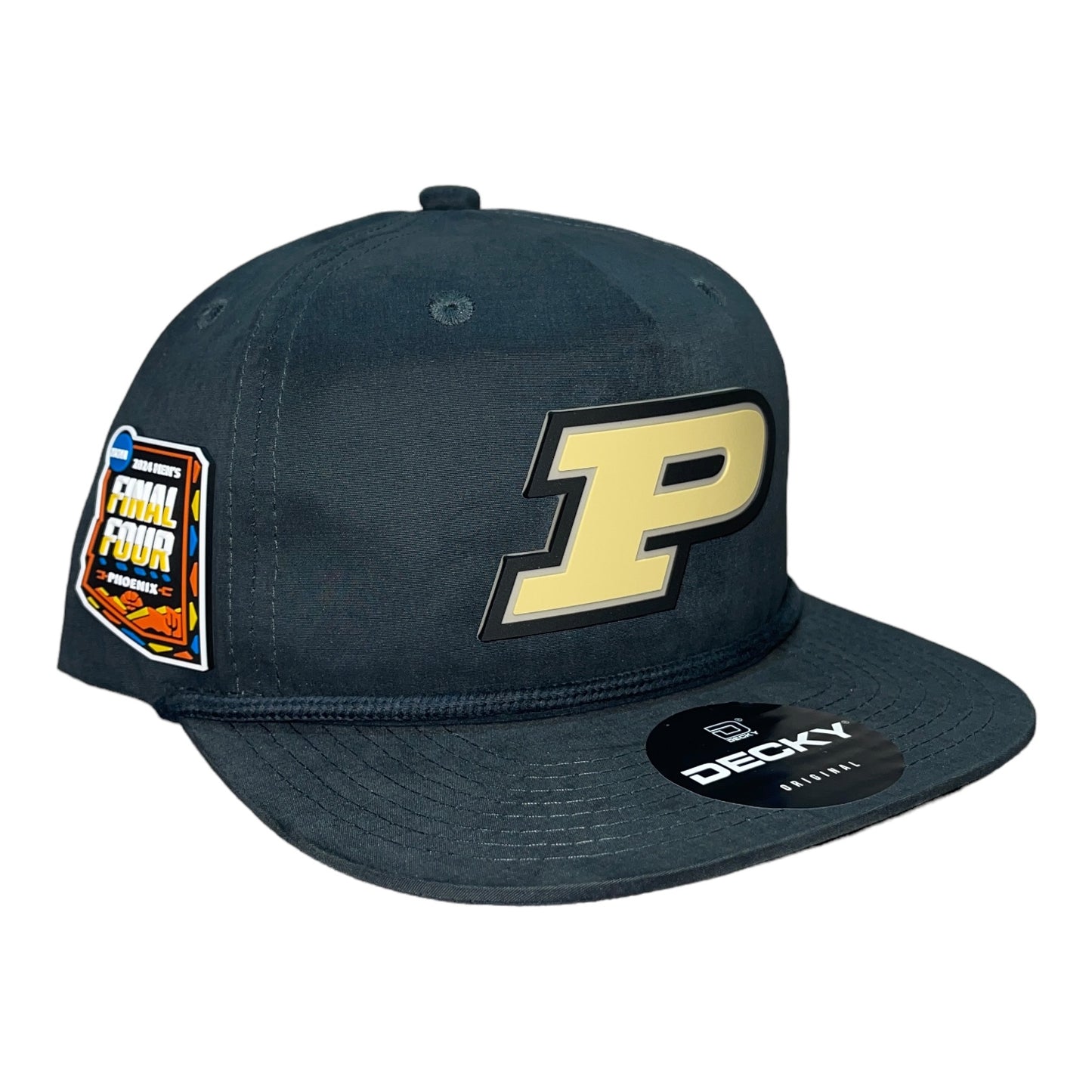 Purdue Boilermakers 2024 Final Four 3D Classic Rope Hat- Charcoal