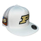 Purdue Boilermakers 2024 Final Four 3D YP Snapback Flat Bill Trucker Hat- White