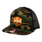 Tennessee Volunteers 2024 Men's College World Series Champions 3D Wool Blend Flat Bill Hat- Army Camo/ Black