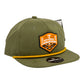 Tennessee Volunteers 2024 Men's College World Series Champions 3D Classic Rope Hat- Loden/ Amber