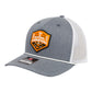 Tennessee Volunteers 2024 Men's College World Series Champions 3D Snapback Trucker Rope Hat- Heather Grey/ White