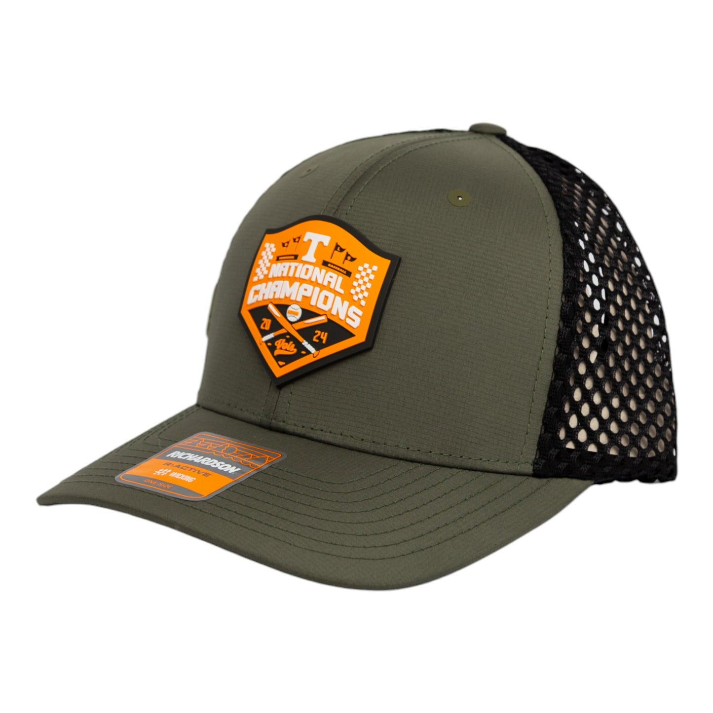 Tennessee Volunteers 2024 Men's College World Series Champions 3D Snapback Tilikum Trucker Hat- Loden/ Black