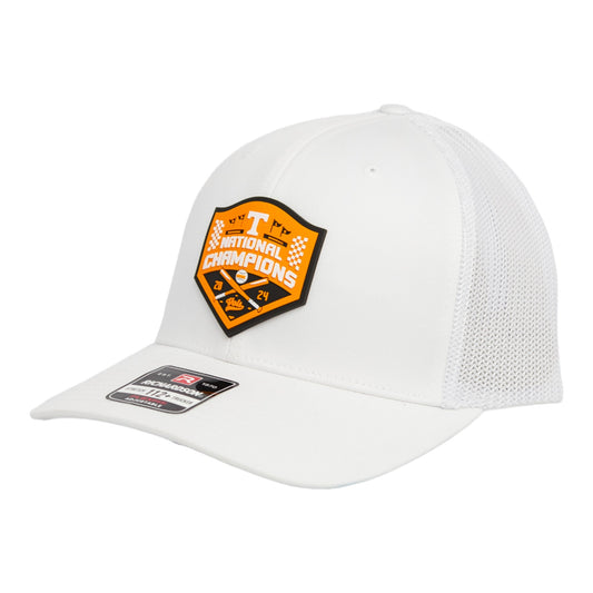 Tennessee Volunteers 2024 Men's College World Series Champions 3D Snapback Trucker Hat- White