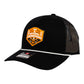 Tennessee Volunteers 2024 Men's College World Series Champions 3D Snapback Trucker Rope Hat- Black/ White