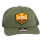 Tennessee Volunteers 2024 Men's College World Series Champions 3D Snapback Trucker Hat- Loden/ Green Camo