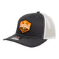 Tennessee Volunteers 2024 Men's College World Series Champions 3D Snapback Trucker Hat- Charcoal/ White