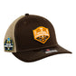 Tennessee Volunteers 2024 NCAA Men's College World Series Champions 3D Snapback Trucker Hat- Brown/ Tan