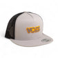 Tennessee Volunteers Retro VOLS Star Charcoal 3D YP Snapback Flat Bill Trucker Hat- Silver/ Black