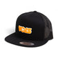 Tennessee Volunteers Retro VOLS Star Orange 3D YP Snapback Flat Bill Trucker Hat- Black