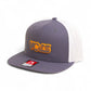 Tennessee Volunteers Retro VOLS Star Charcoal 3D Wool Blend Flat Bill Hat- Charcoal/ White