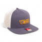 Tennessee Volunteers Retro VOLS Star Charcoal 3D Wool Blend Flat Bill Hat- Charcoal/ White