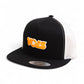 Tennessee Volunteers Retro VOLS Star Orange 3D YP Snapback Flat Bill Trucker Hat- Black/ White