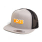 Tennessee Volunteers Retro VOLS Star Orange 3D YP Snapback Flat Bill Trucker Hat- Silver/ Black