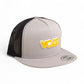 Tennessee Volunteers Retro VOLS Star Orange 3D YP Snapback Flat Bill Trucker Hat- Silver/ Black