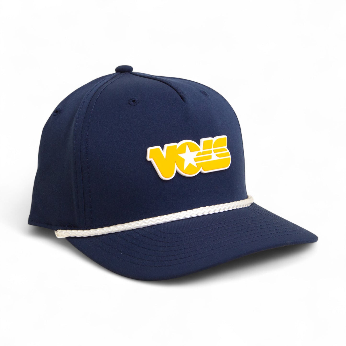 Tennessee Volunteers Retro VOLS Star Orange 3D Five Panel Classic Rope Hat- Navy/ White