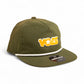 Tennessee Volunteers Retro VOLS Star Orange 3D Classic Rope Hat- Olive/ White