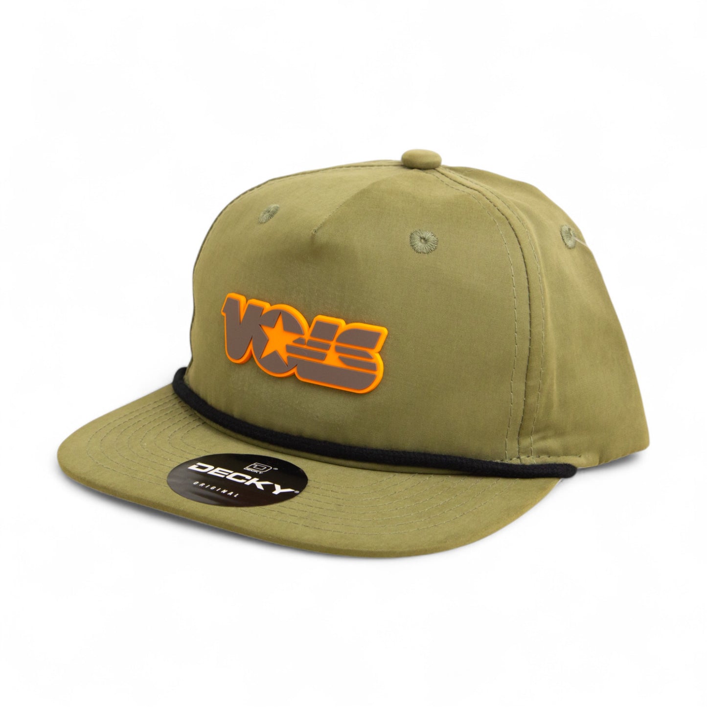 Tennessee Volunteers Retro VOLS Star Charcoal 3D Classic Rope Hat- Loden/ Black