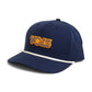 Tennessee Volunteers Retro VOLS Star Charcoal 3D Five Panel Classic Rope Hat- Navy/ White