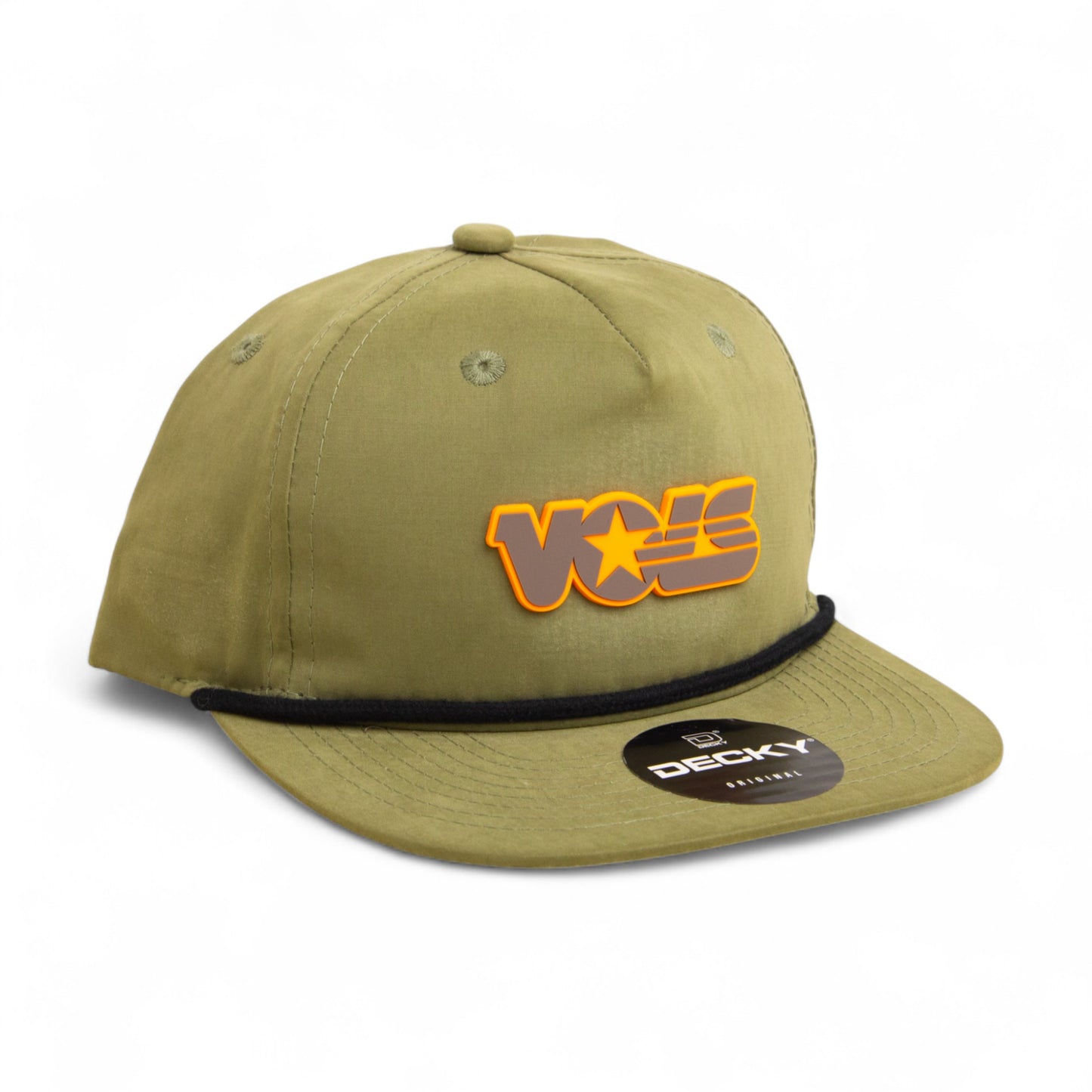 Tennessee Volunteers Retro VOLS Star Charcoal 3D Classic Rope Hat- Loden/ Black