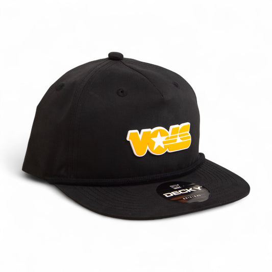 Tennessee Volunteers Retro VOLS Star Orange 3D Classic Rope Hat- Black