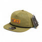Tennessee Volunteers Retro VOLS Star Charcoal 3D Perforated Rope Hat- Loden/ Black