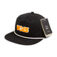 Tennessee Volunteers Retro VOLS Star Orange 3D Perforated Rope Hat- Black/ White