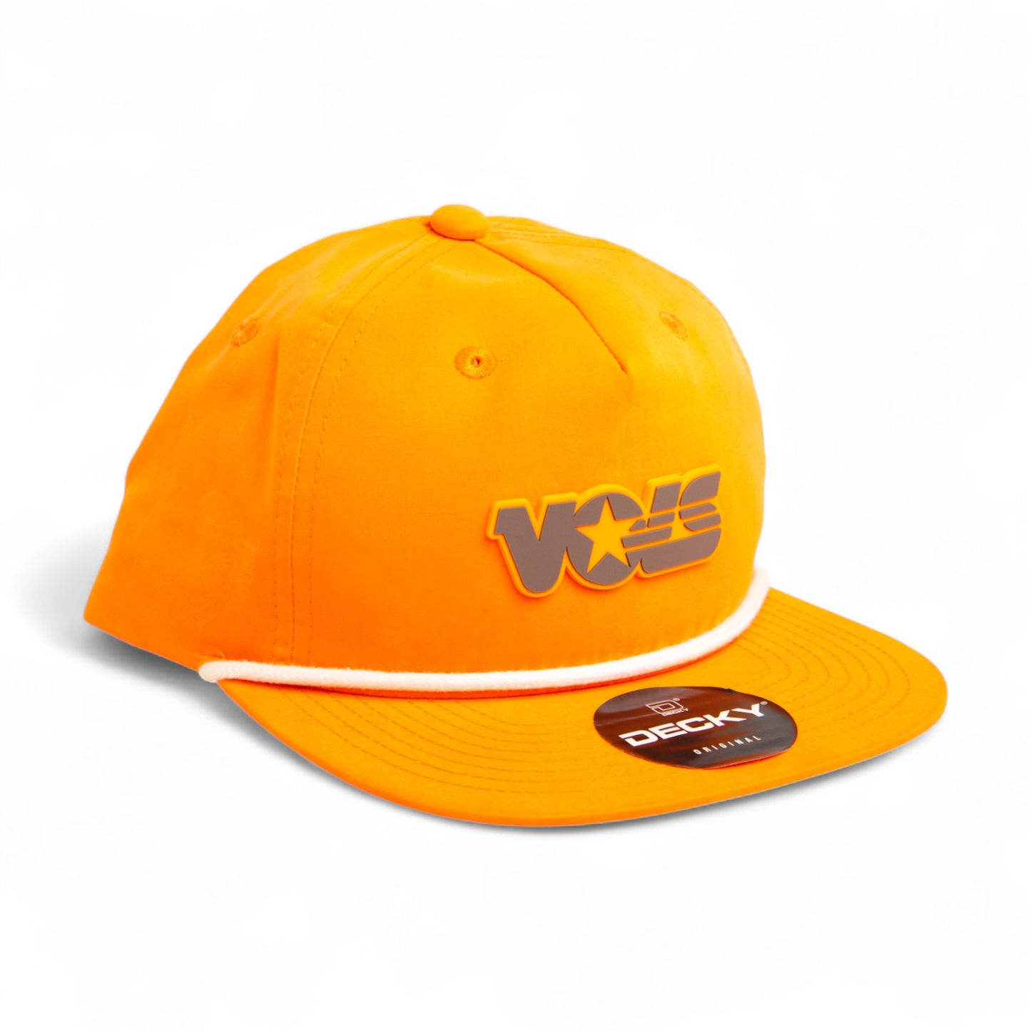 Tennessee Volunteers Retro VOLS Star Charcoal 3D Classic Rope Hat- Orange/ White
